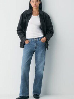 Aritzia - Denim Forum Farrah Low-Rise Wide Size 30